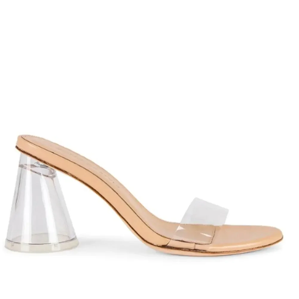 Song of Style Riley Heel in Clear SIze 9.5